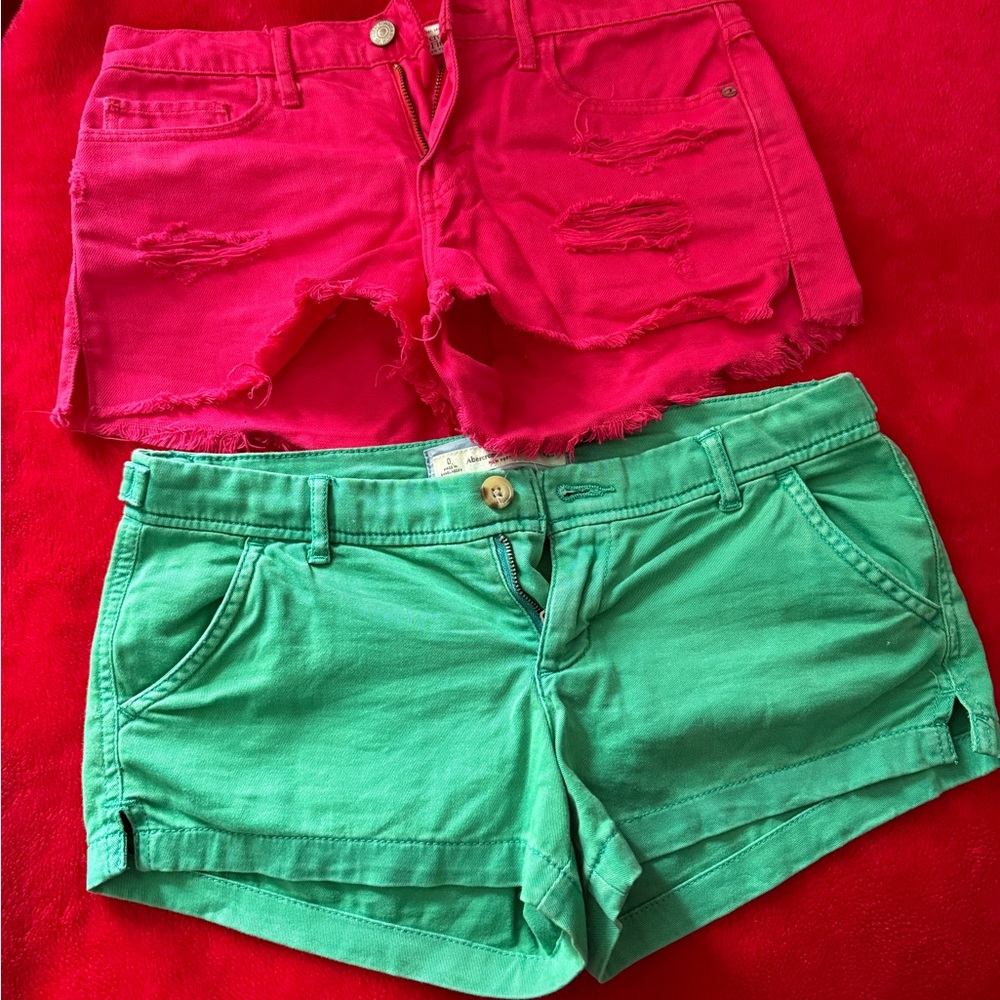 Abercrombie and fitch shorts bundle